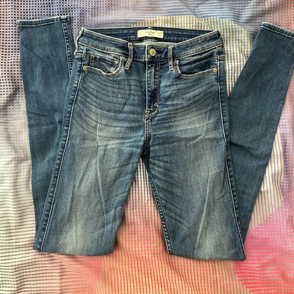 Abercrombie & Fitch High-waisted Skinny Jeans